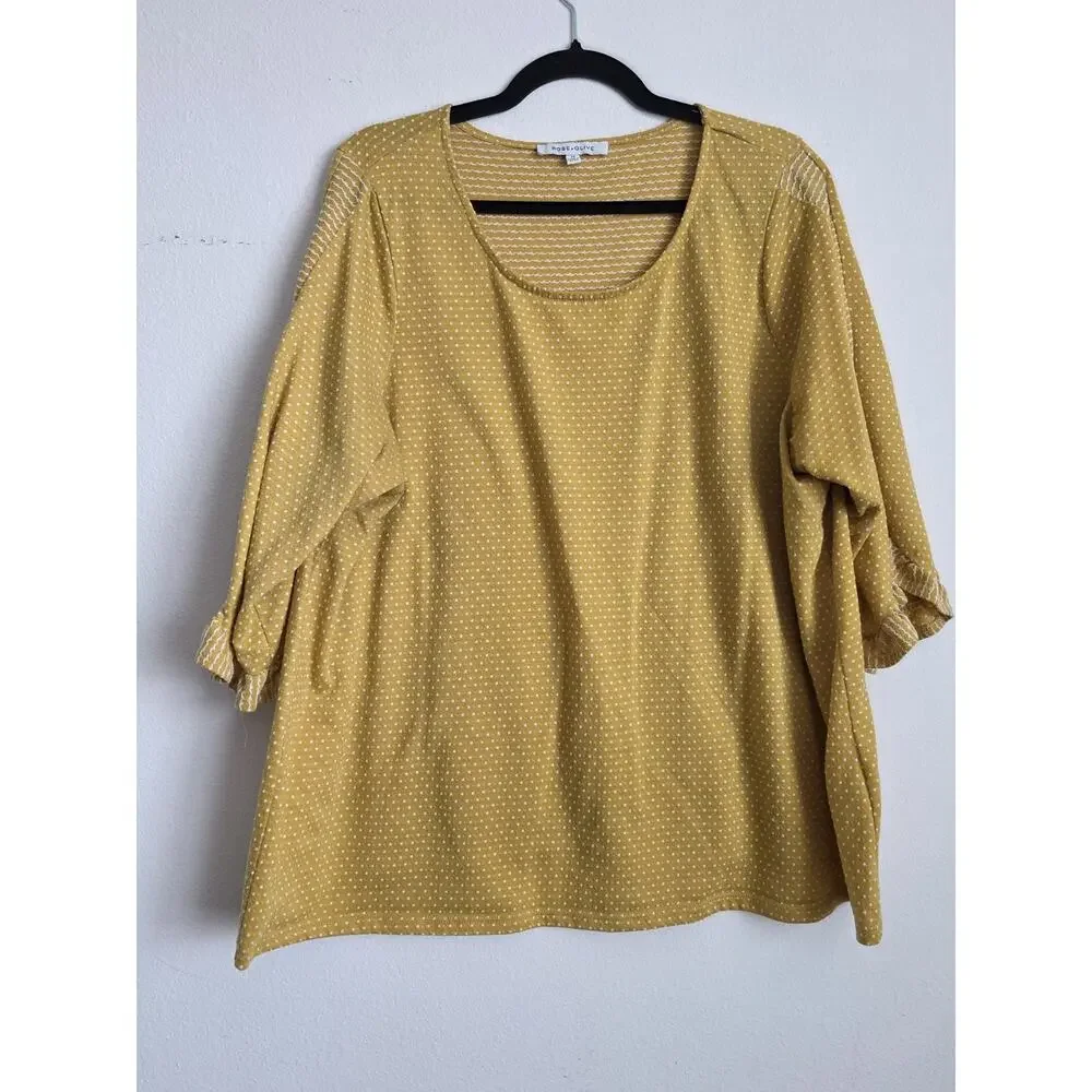 Lot Of 5 Womans Plus Size 2X, Blouses, Shirts - Picture 6 of 16